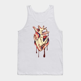 Choco Retro Musical Heart Tank Top